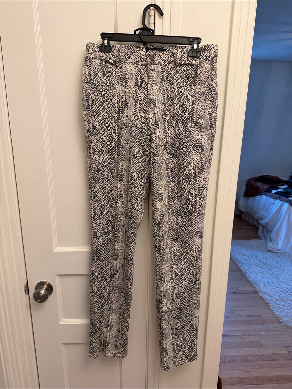 Vintage Moda Snake-Print High waisted Panta